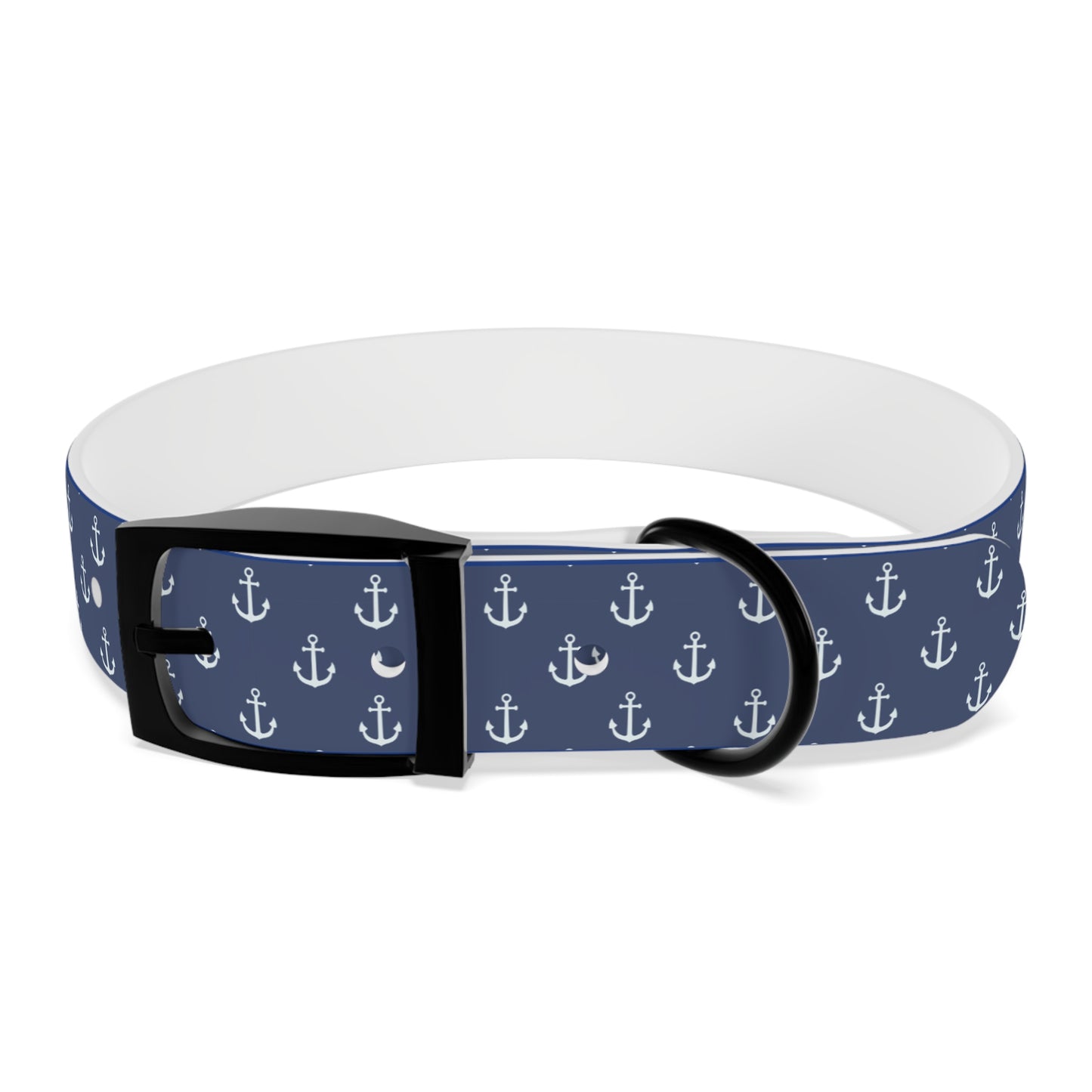 Anchors Away Waterproof Dog Collar/Hypoallergenic dog collar/Sailor Waterproof Dog Collar