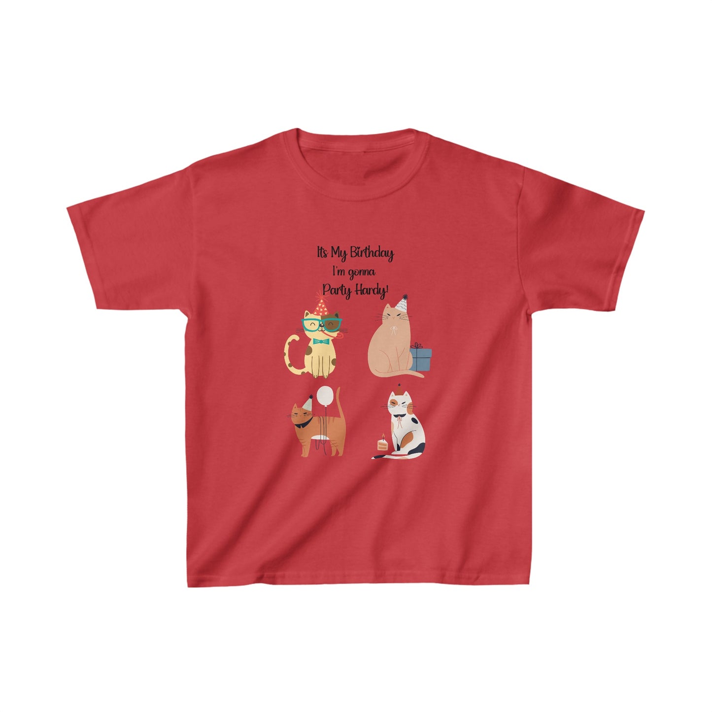 Kids Heavy Cotton™ Tee/Birthday Tee/I'm Gonna Party Hardy Kids Tee