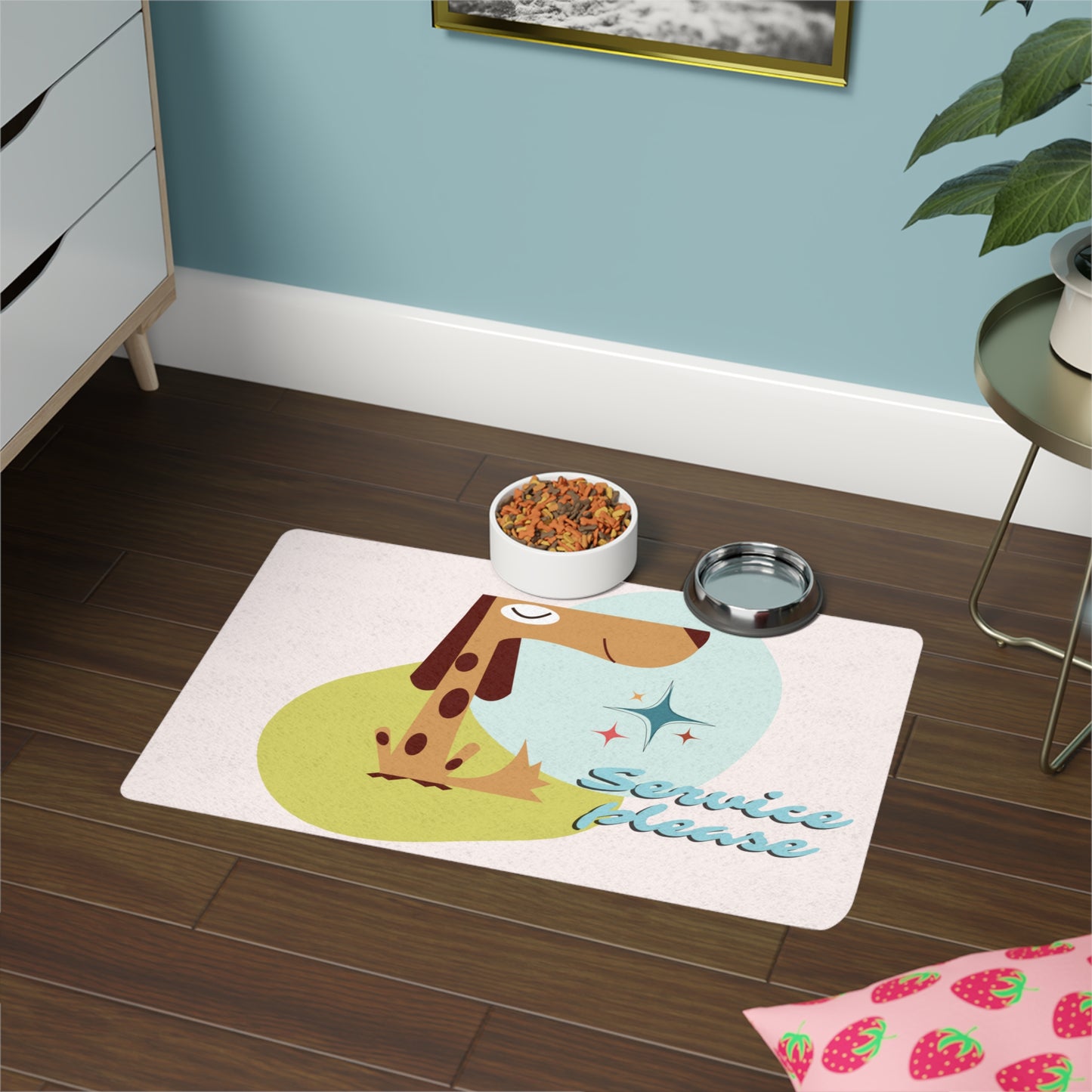 Mod Dog Pet Bowl Mat (12x18)