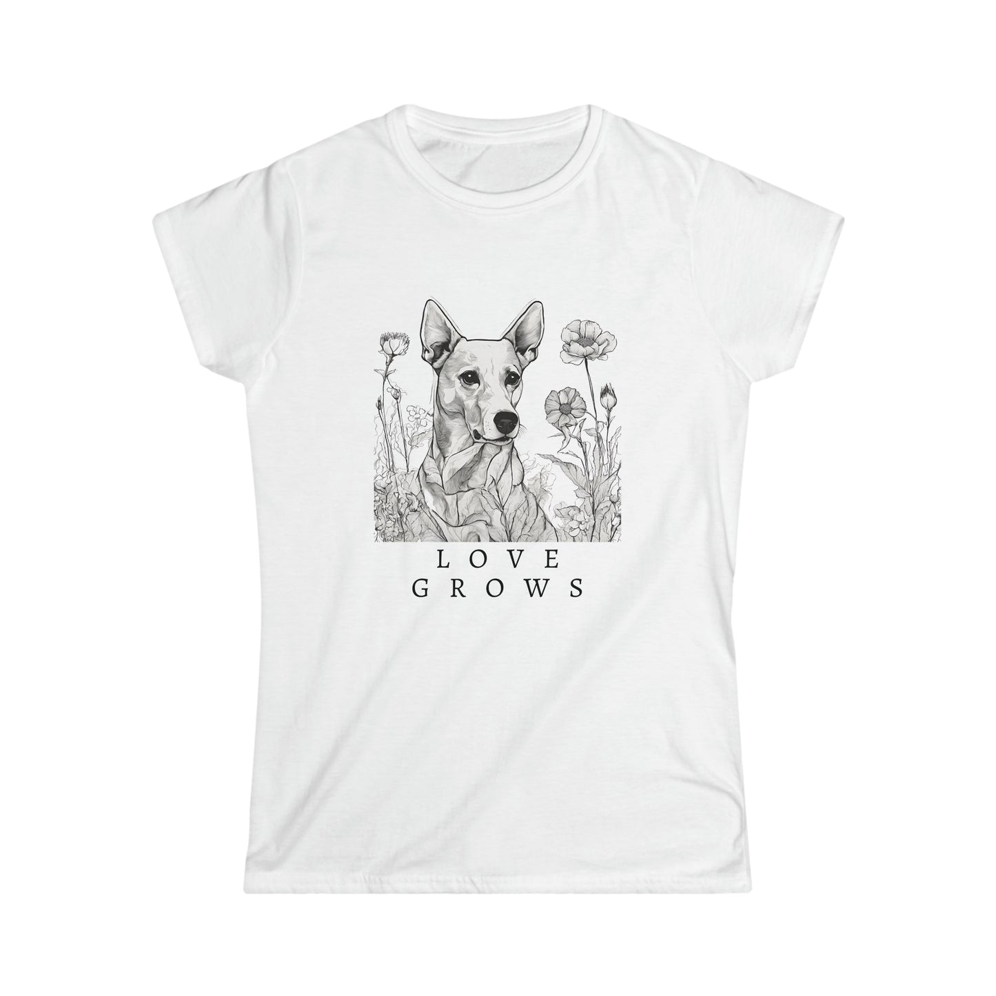 Shepherd Soft Style Tee Shirt/Softstyle T Shirt/DogThemed T Shirt