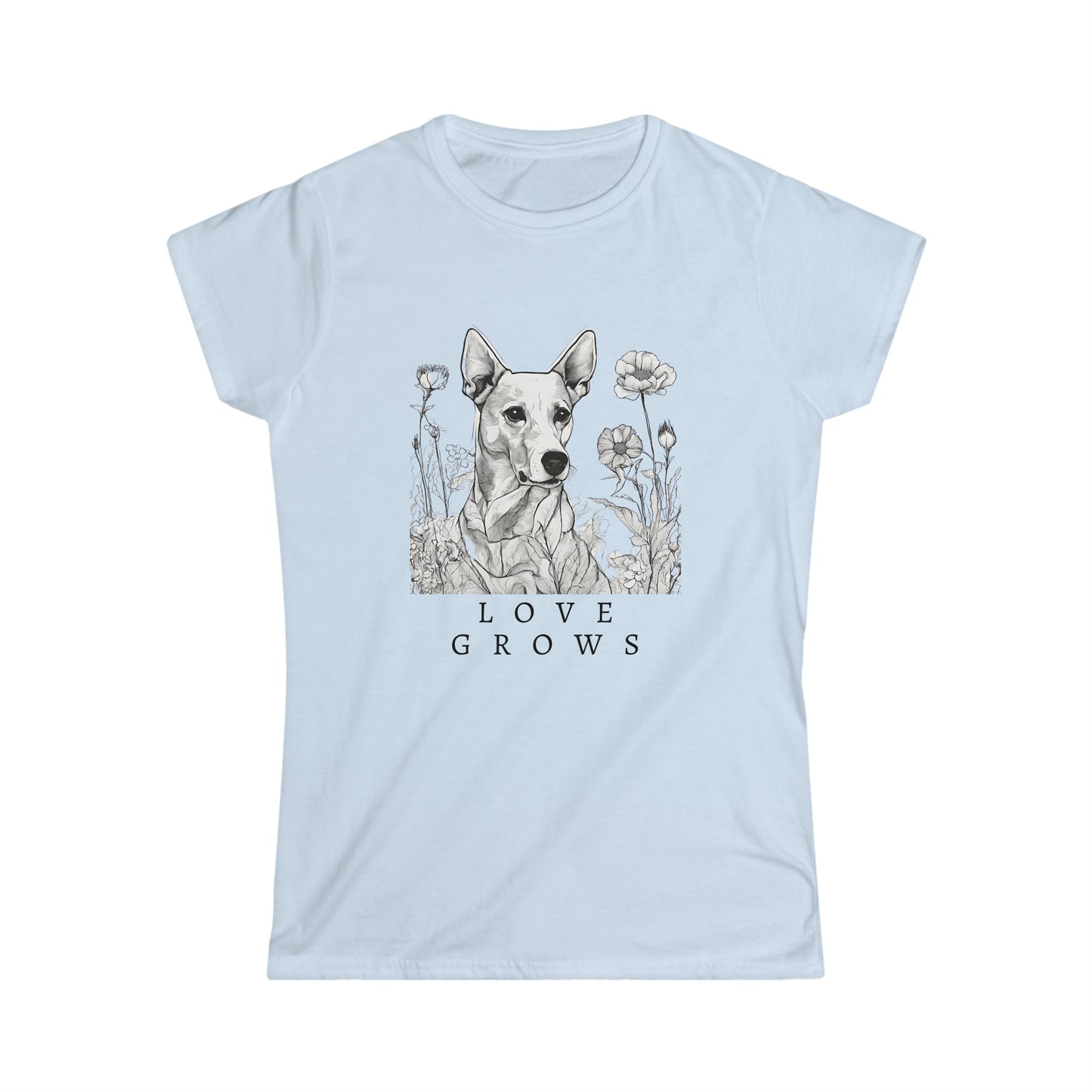 Shepherd Soft Style Tee Shirt/Softstyle T Shirt/DogThemed T Shirt