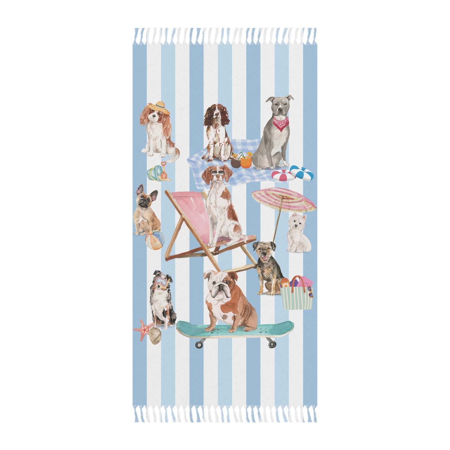 Boho Beach Dogs Blanket/Beach Towell/Beach Dog Beach Towell