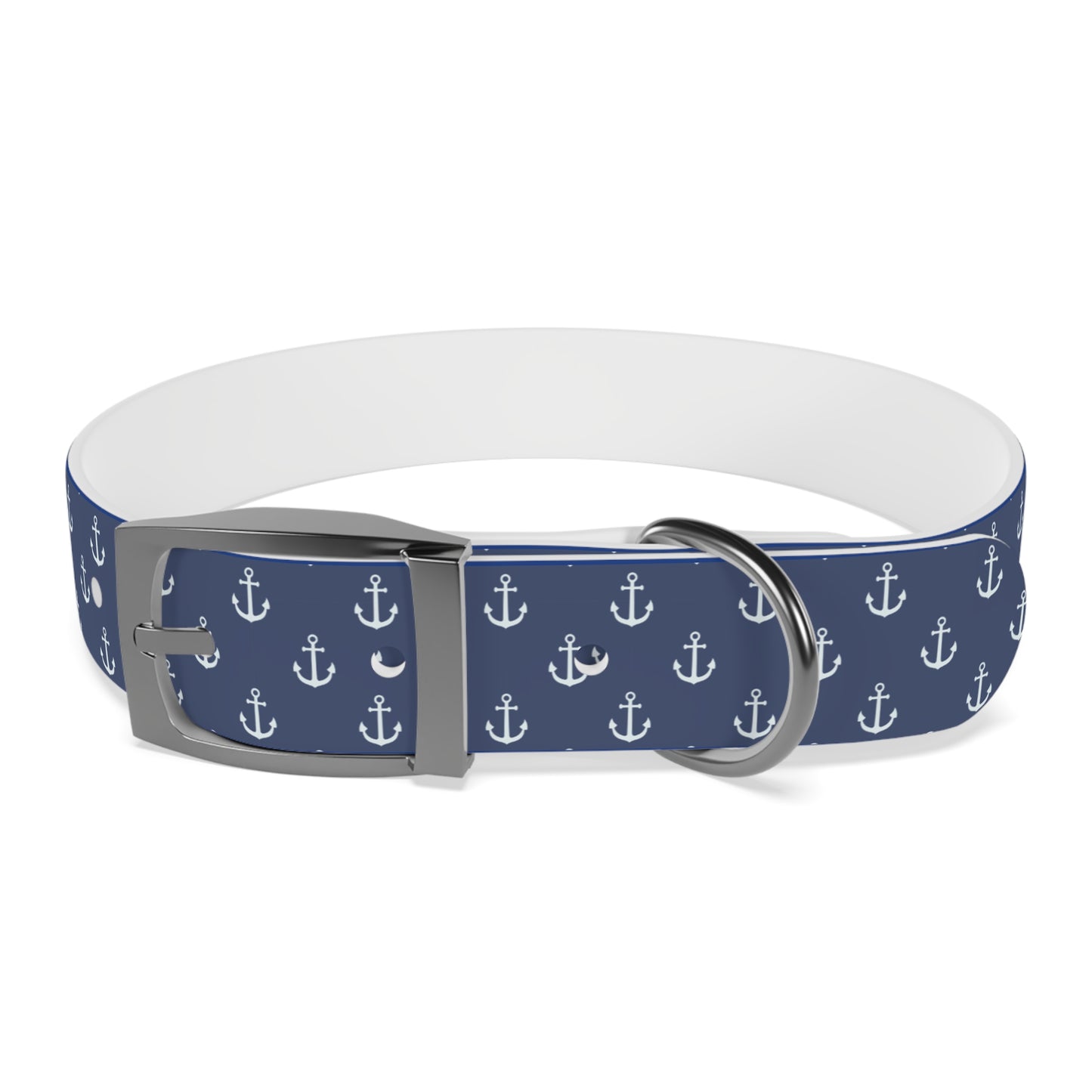 Anchors Away Waterproof Dog Collar/Hypoallergenic dog collar/Sailor Waterproof Dog Collar