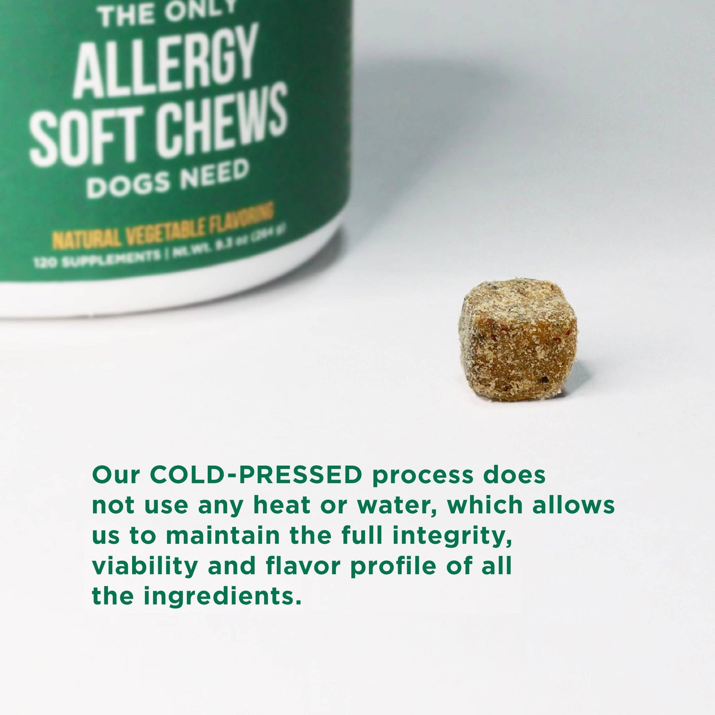 The Only Allergy Soft Chews Dogs Needs: 120 count jar