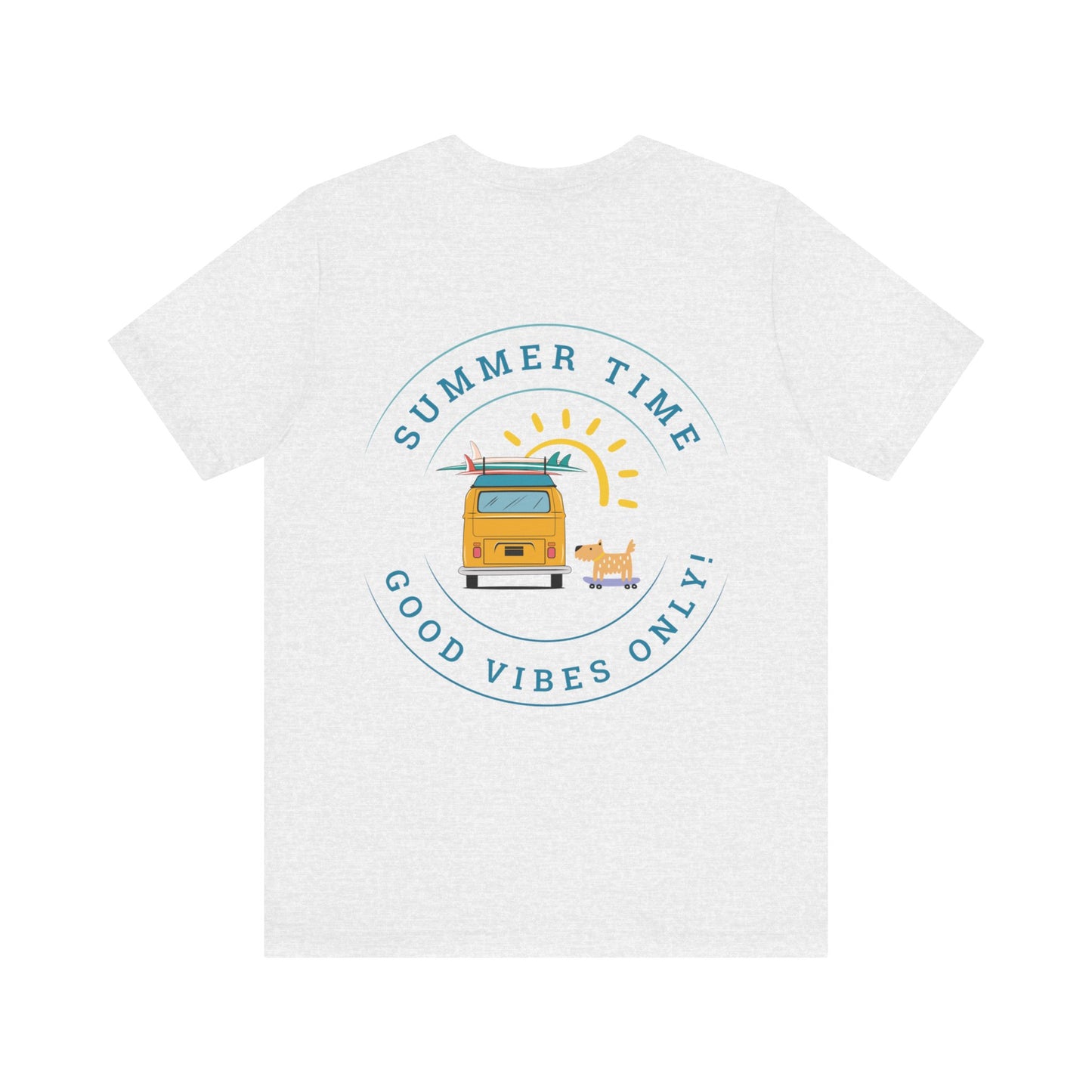 Summertime, Good Vibes Only, Unisex Jersey Short Sleeve Tee