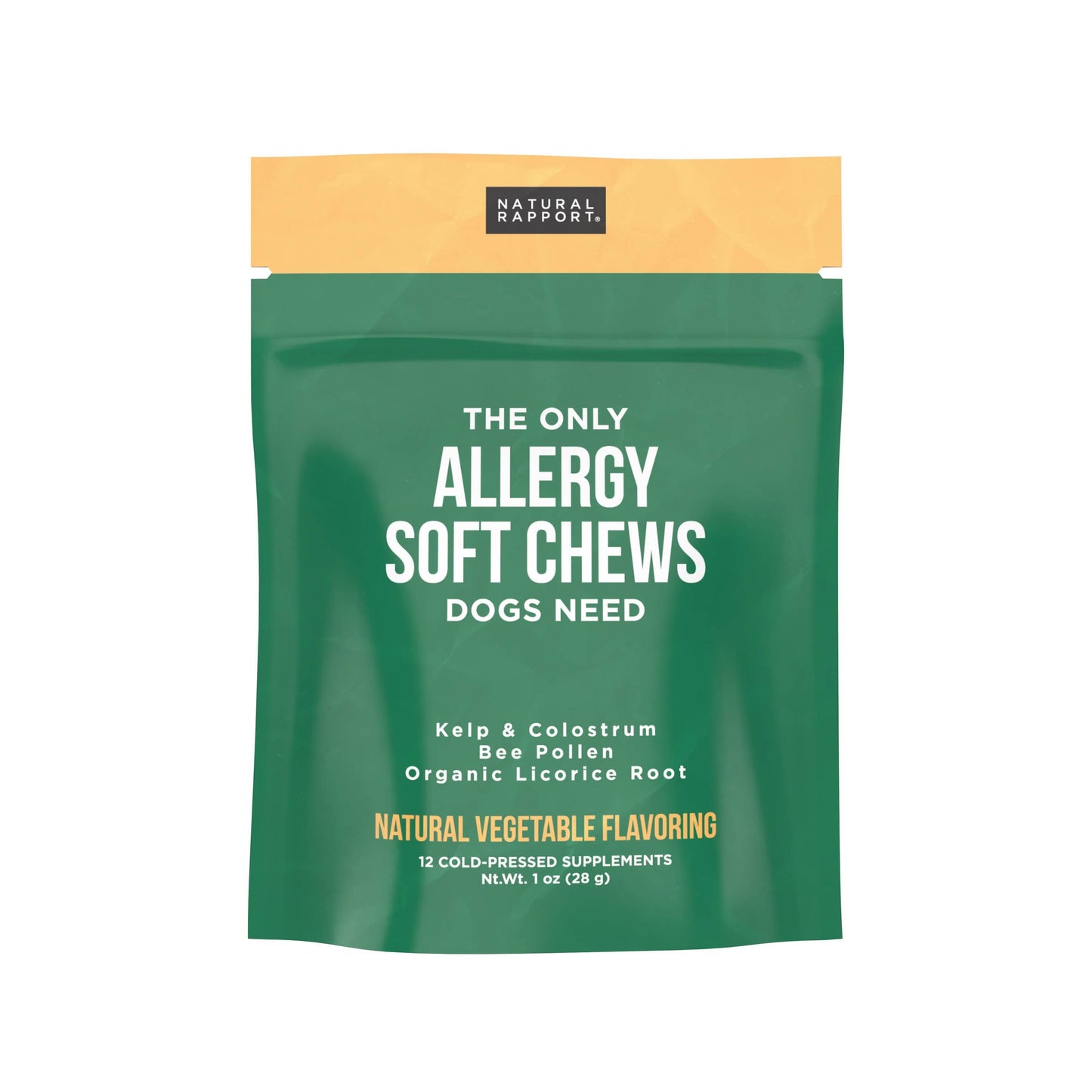 The Only Allergy Soft Chews Dogs Needs: 120 count jar