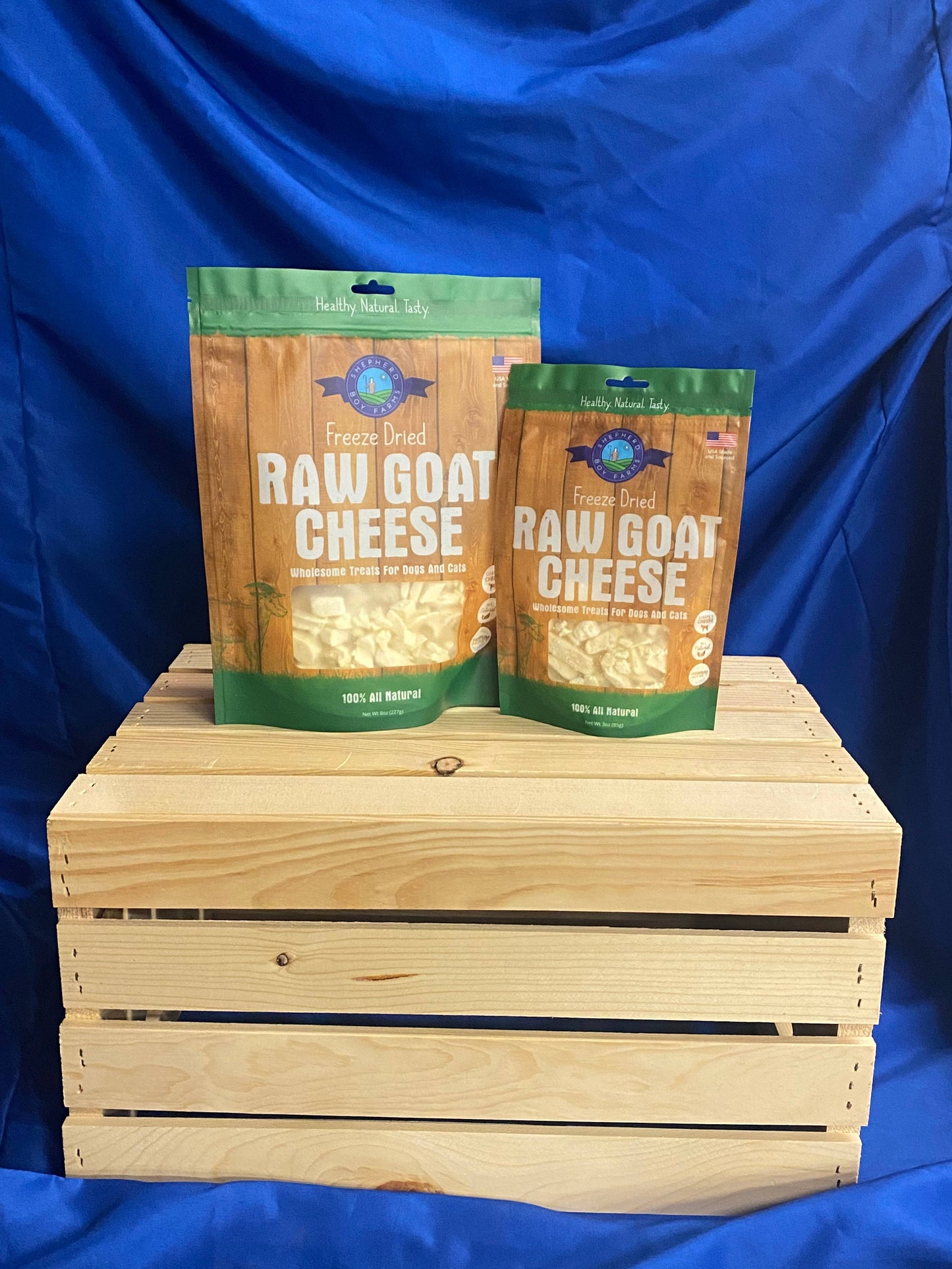 Freeze Dried Raw Goat Cheese Treats: 3oz