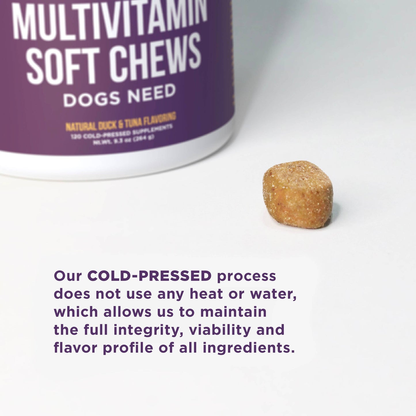 The Only Multivitamin Soft Chews Dogs Need: 120 count jar