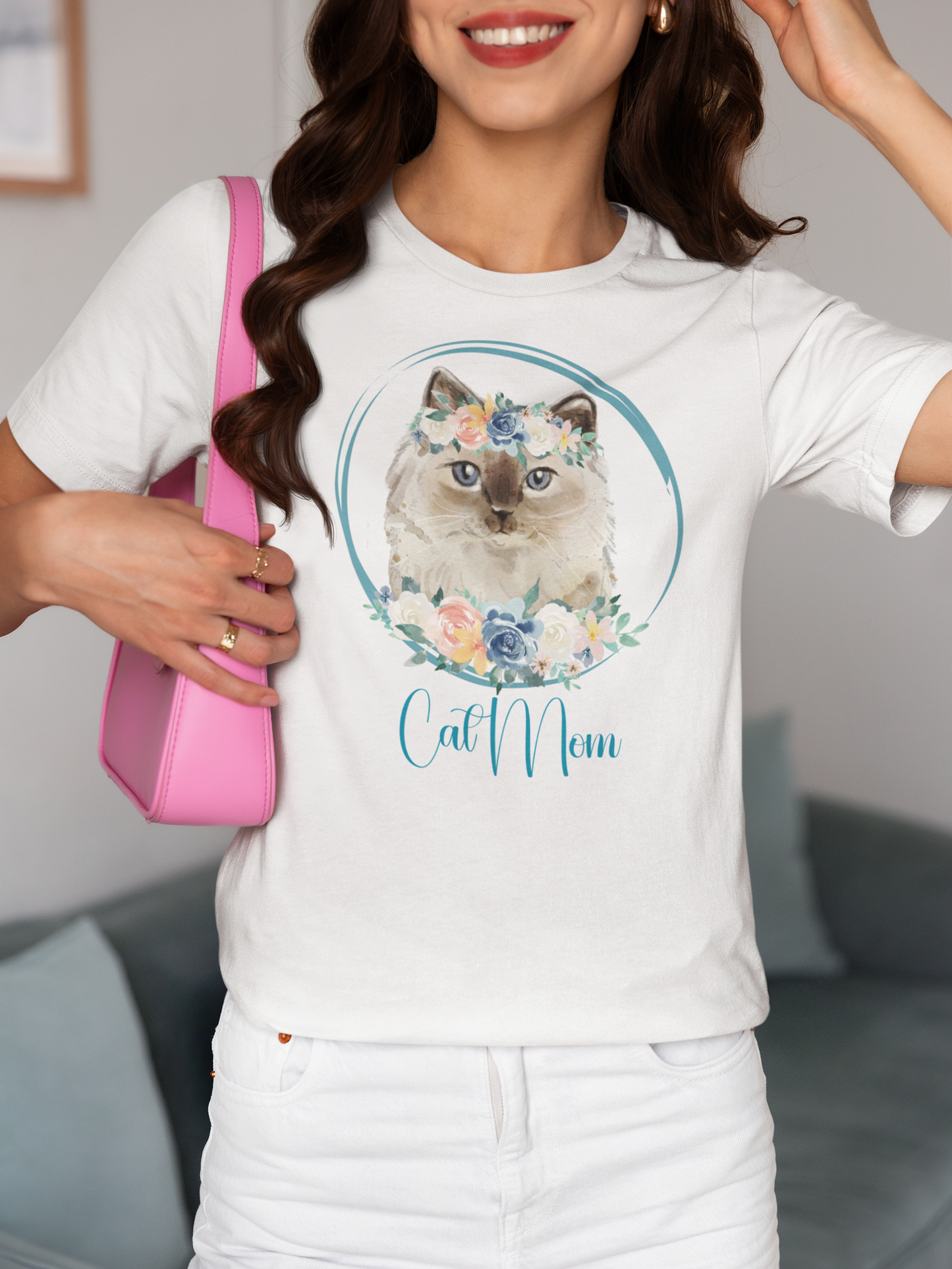 Cat Mom/Mother's Day/Cat Mom T Shirt/Unisex Jersey Short Sleeve Tee